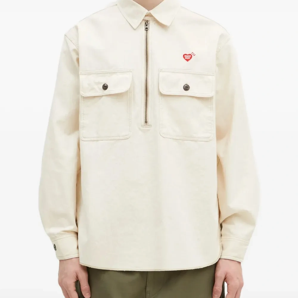 рубашка на молнии с логотипом