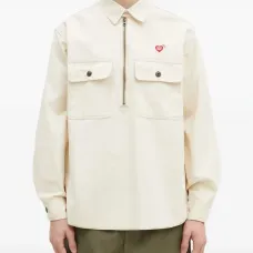 рубашка на молнии с логотипом