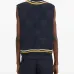 Жилет с V-образным вырезом и узором Жилет с V-образным вырезом и узором