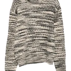 свитер с круглым вырезом