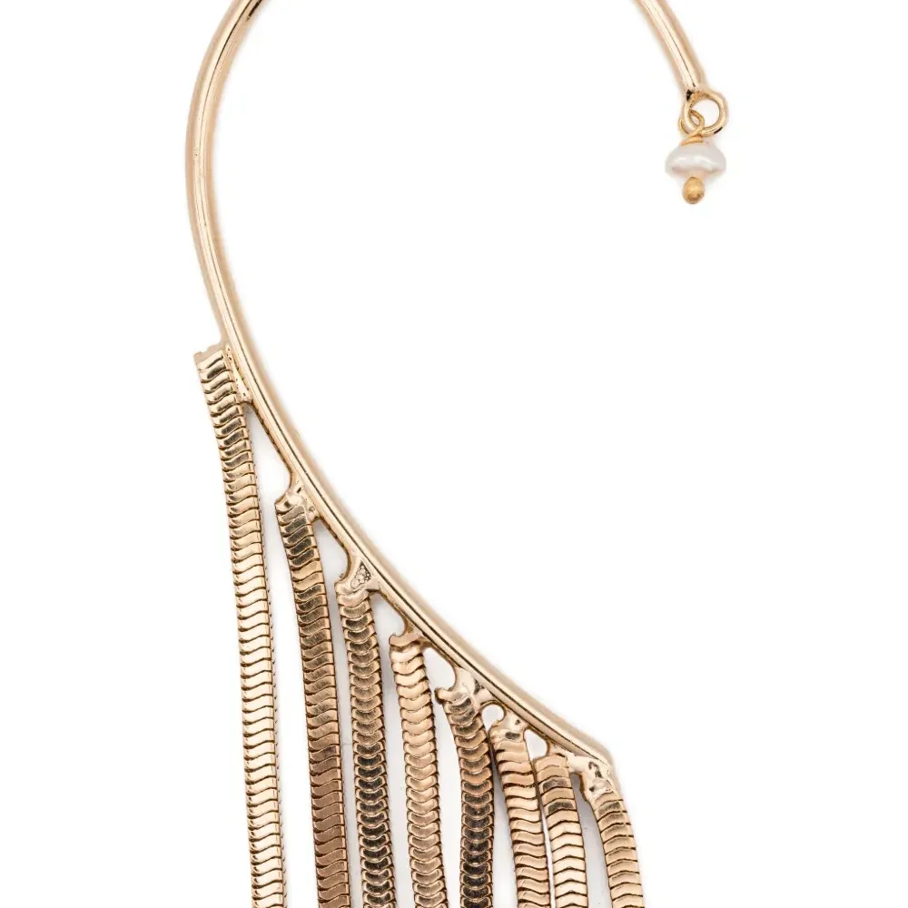 Серьга-кафф с цепочкой Серьга-кафф с цепочкой