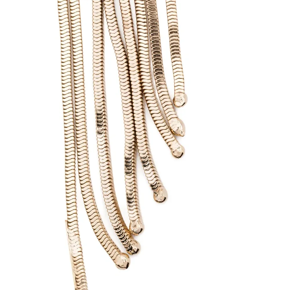 Серьга-кафф с цепочкой Серьга-кафф с цепочкой