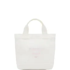 сумка-тоут с вышитым логотипом