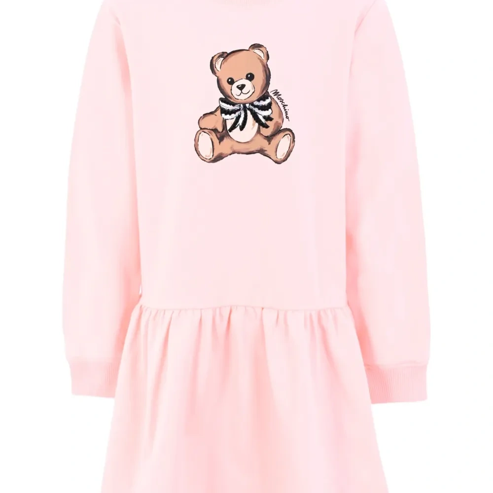 расклешенное платье с принтом Teddy Bear