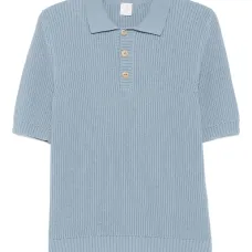 рубашка поло в рубчик