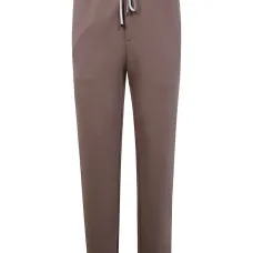 Спортивные брюки с кулиской и нашивкой-логотипом