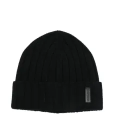 шерстяная шапка бини в рубчик шерстяная шапка бини в рубчик