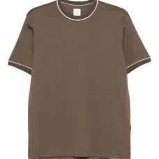 Футболка с контрастной отделкой