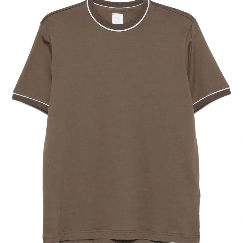 Футболка с контрастной отделкой Футболка с контрастной отделкой