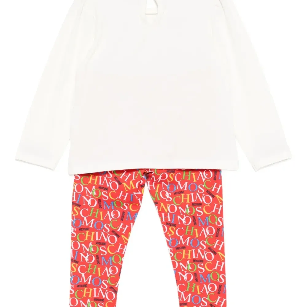 Комплект из топа и брюк с логотипом Комплект из топа и брюк с логотипом