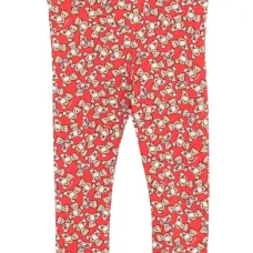 Брюки с принтом "медвежонок"