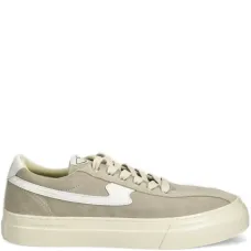 Замшевые кеды в полоску