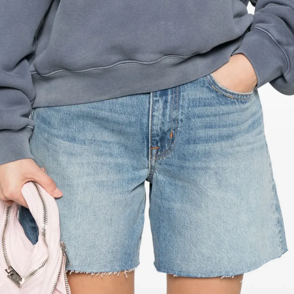 Джинсовые шорты Sienna с бахромой