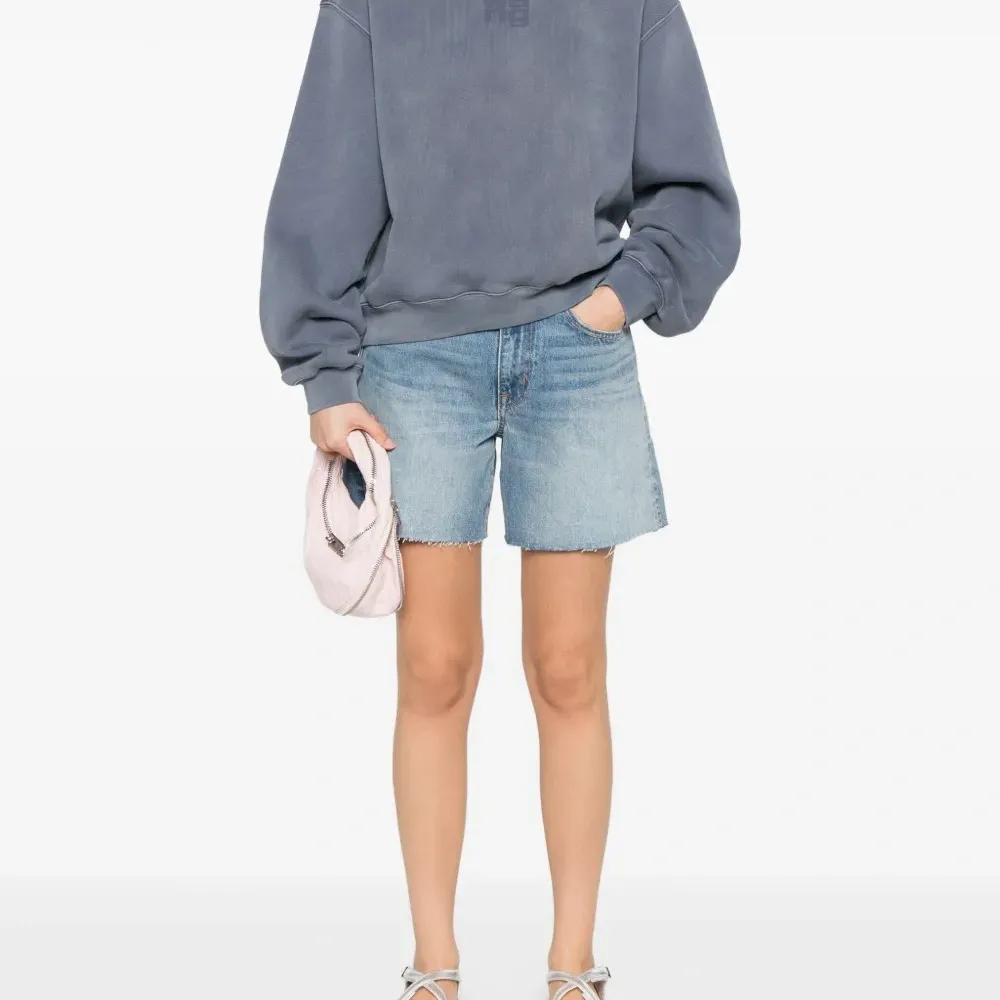 Джинсовые шорты Sienna с бахромой