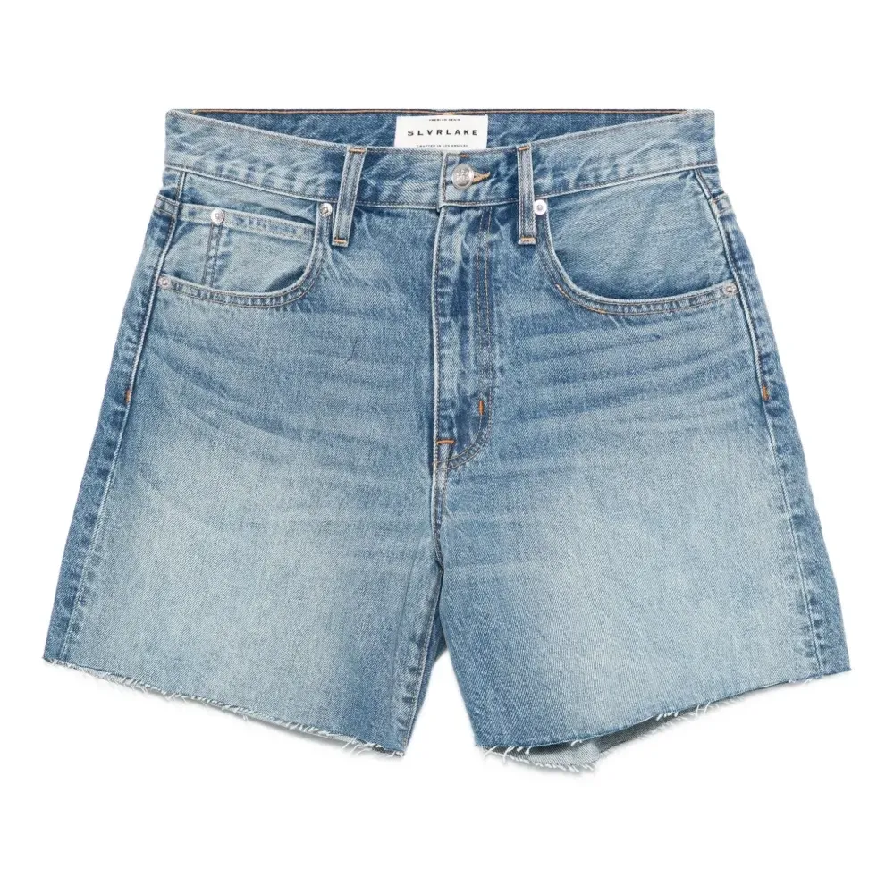 Джинсовые шорты Sienna с бахромой