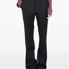 Прямые брюки со складками Прямые брюки со складками