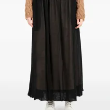 Полупрозрачная юбка А-силуэта