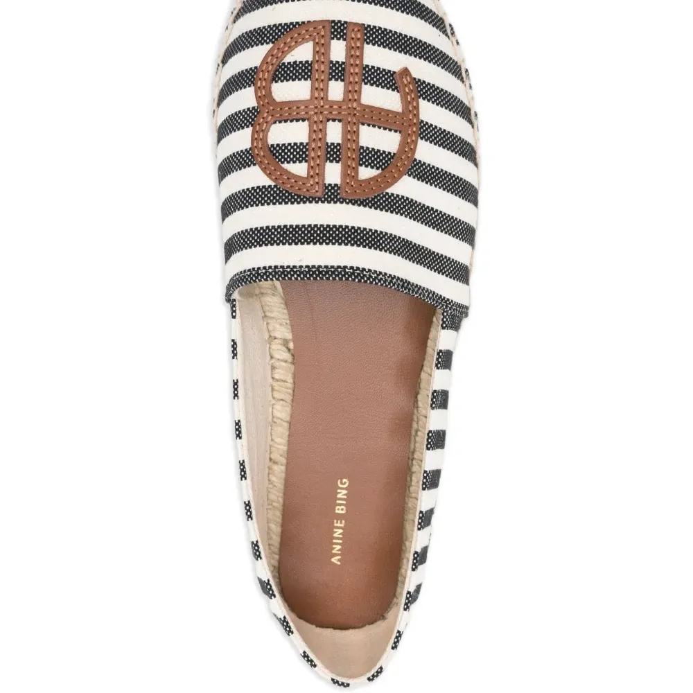 Эспадрильи Paloma в полоску с логотипом