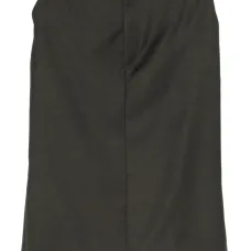 Юбка с завышенной талией и вставками