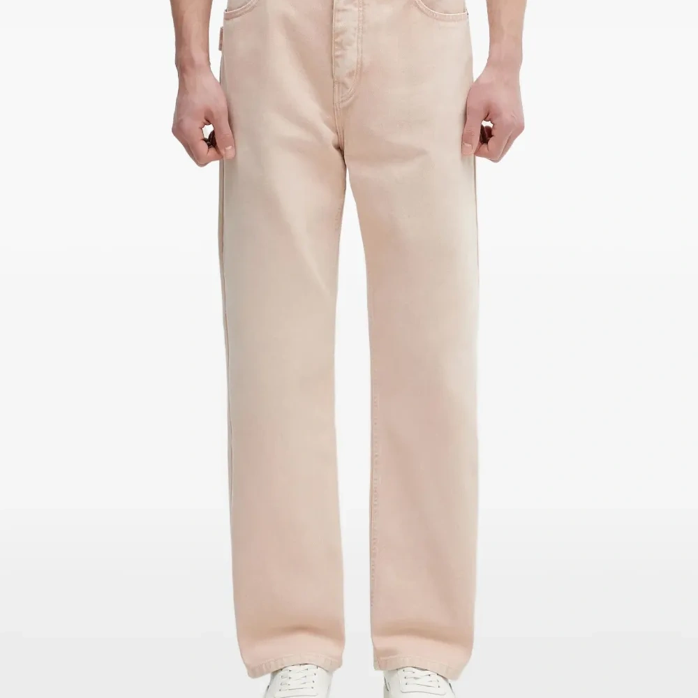 джинсы с эффектом потертости