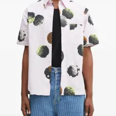 Рубашка с принтом
