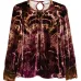 Бархатная блузка с узором Бархатная блузка с узором