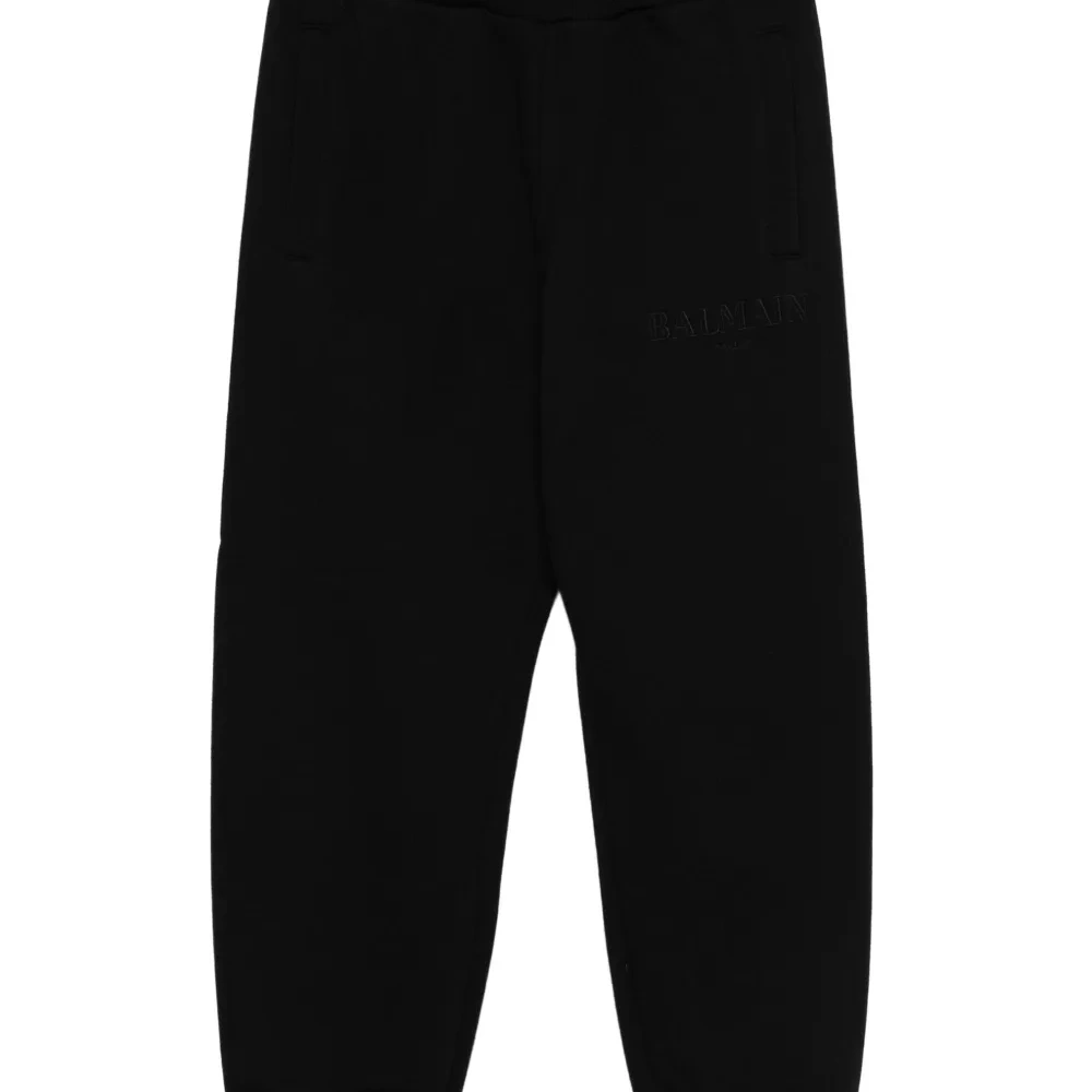 спортивные брюки с вышитым логотипом