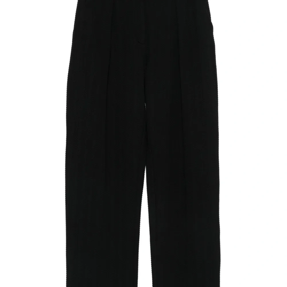 Прямые брюки с узором шеврон