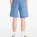 джинсовые шорты с эффектом потертости