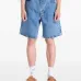 джинсовые шорты с эффектом потертости