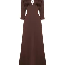 расклешенное платье макси с завязками расклешенное платье макси с завязками