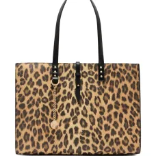 Большая сумка-тоут с анималистичным принтом Большая сумка-тоут с анималистичным принтом