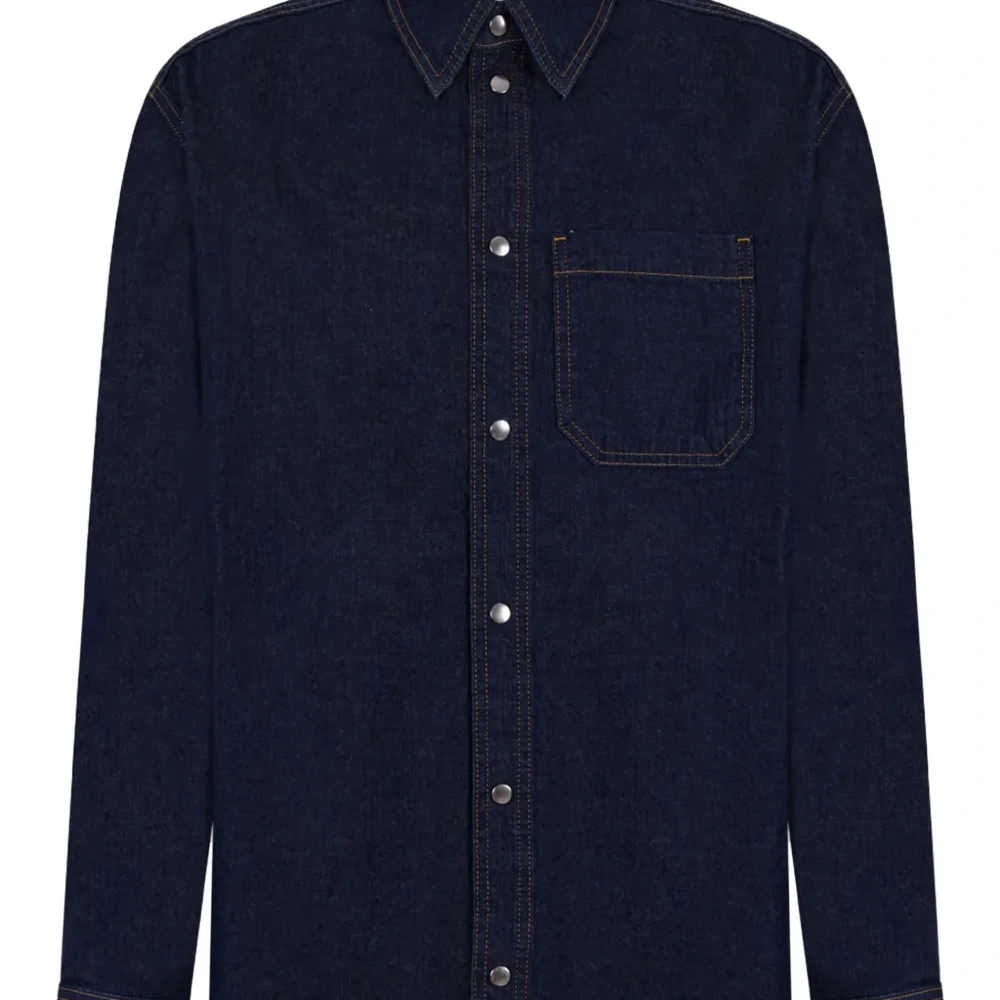 Рубашка с карманом на пуговице