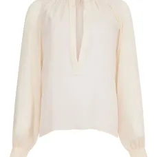 Блузка с искусственный жемчугом Блузка с искусственный жемчугом