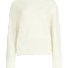 Декорированный свитер с высоким воротником Декорированный свитер с высоким воротником