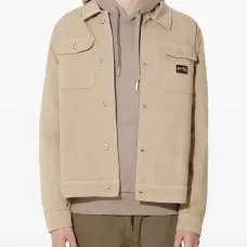 Куртка-рубашка с накладными карманами