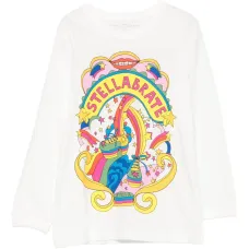 лонгслив с графичным принтом