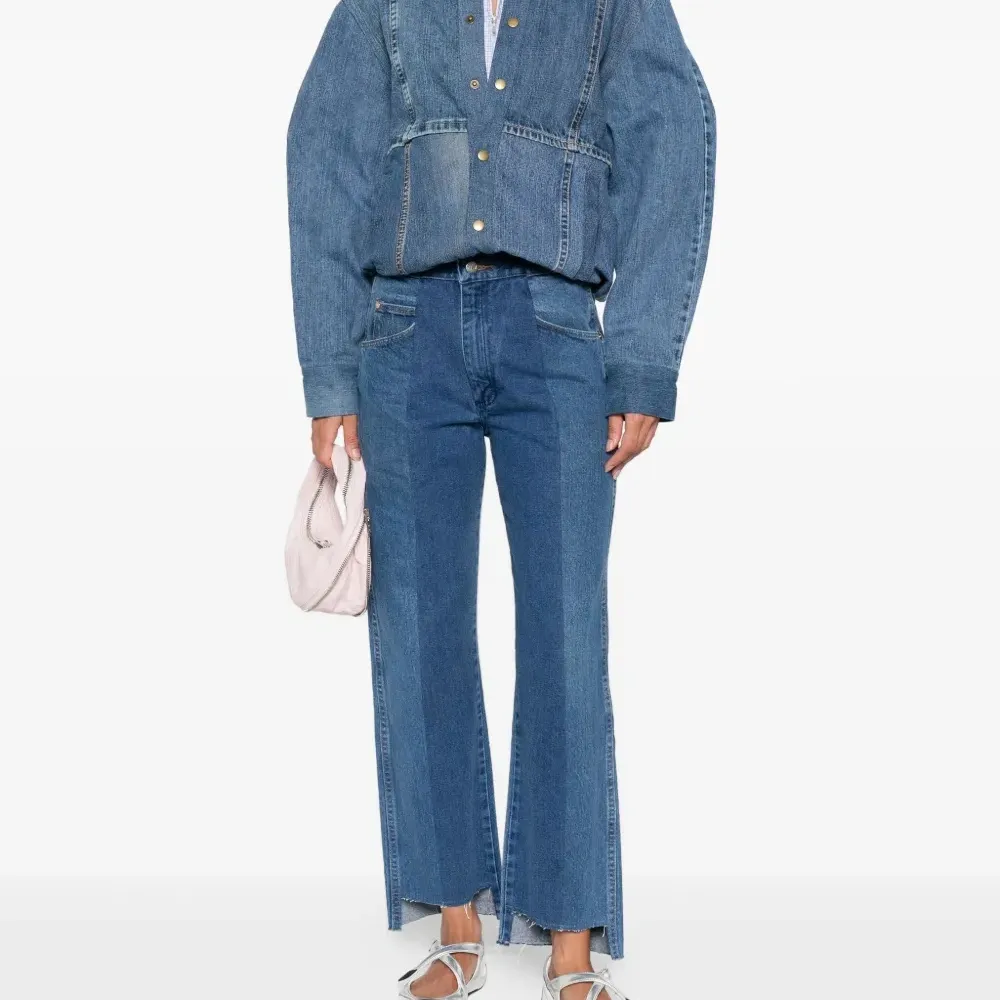 джинсы Audrey с асимметричным подолом