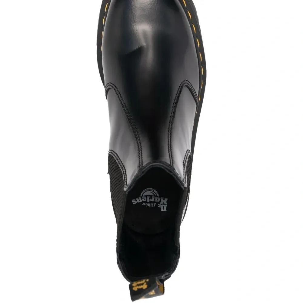 Кожаные челси на платформе 2976 Quad с каблуком 50 мм