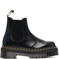 Кожаные челси на платформе 2976 Quad с каблуком 50 мм