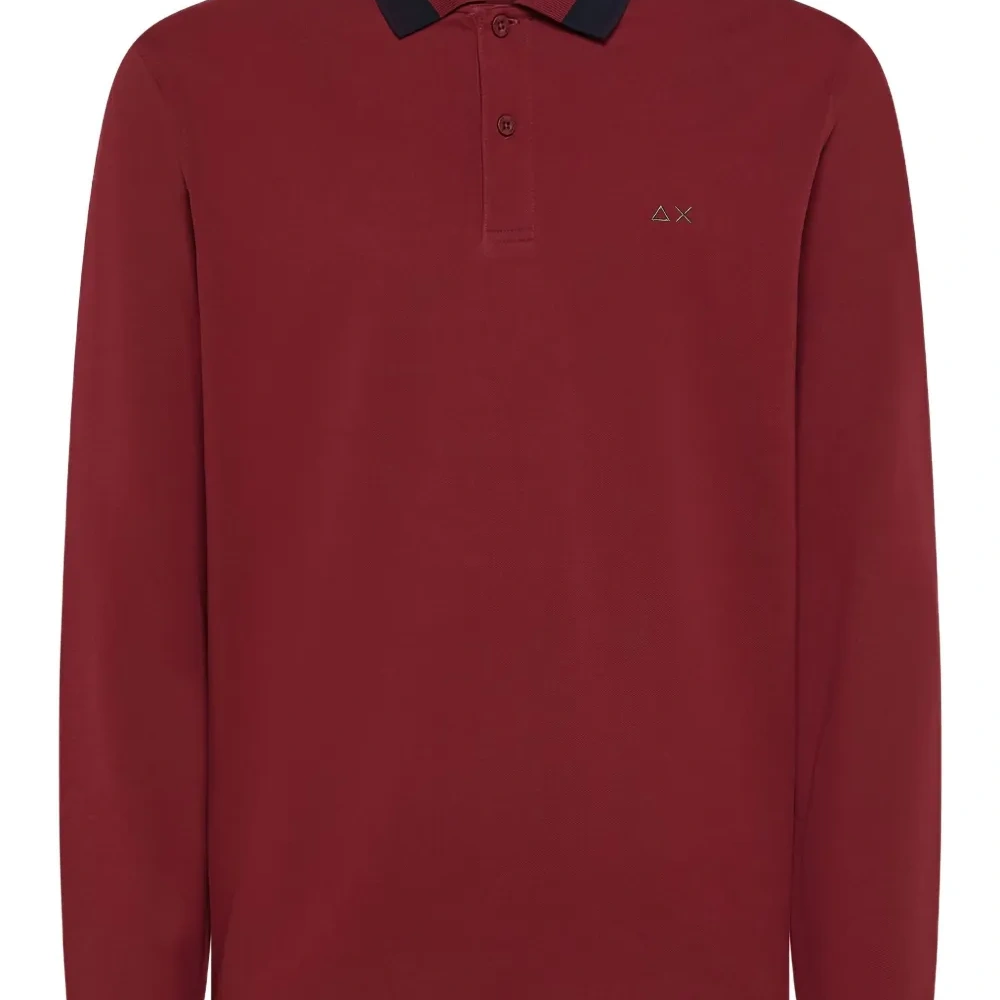 Поло с длинными рукавами и налокотниками