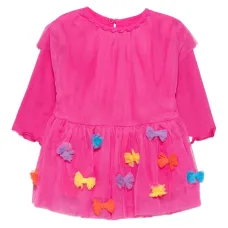 платье из тюля с бантом