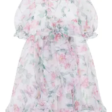 Платье с оборками и цветочным принтом Платье с оборками и цветочным принтом