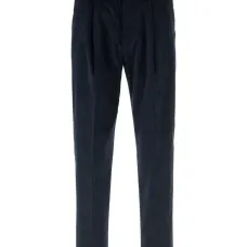 Вельветовые брюки со складками