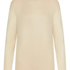 толстовка с тисненым логотипом