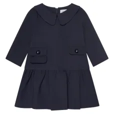 платье на пуговицах с воротником Питер Пэн