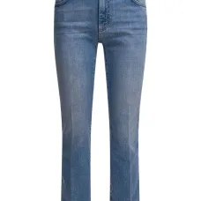 Джинсы с нашивкой-логотипом