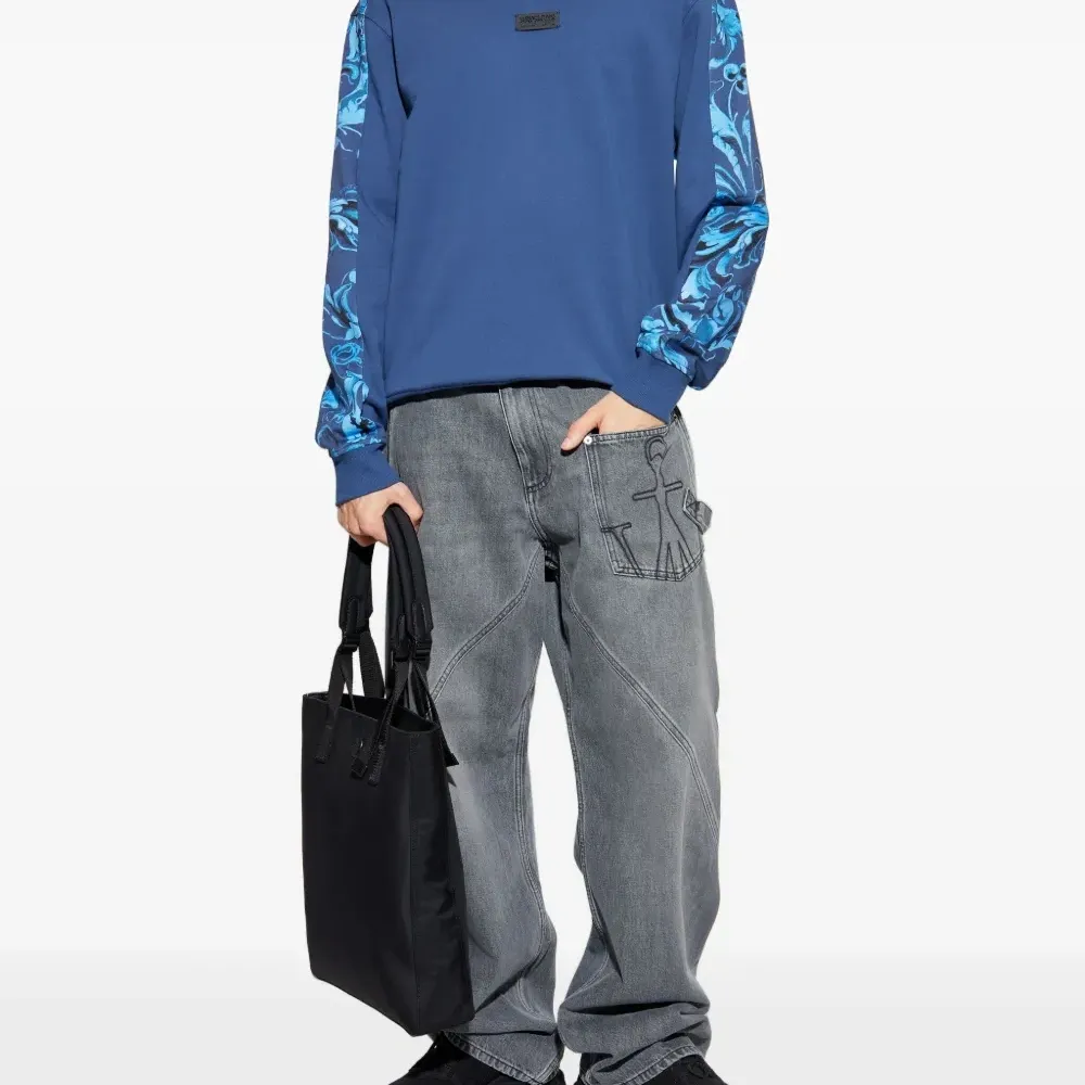 Толстовка со вставками и принтом Baroque