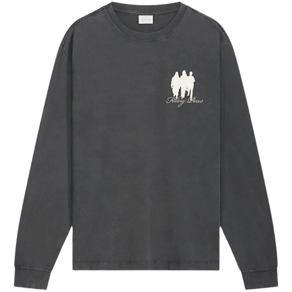 футболка с длинными рукавами и принтом