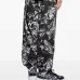 брюки с цветочным принтом